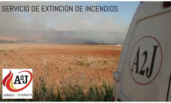 Furgoneta de A2J equipada para el servicio de extinción de incendios y mantenimiento de instalaciones PCI en campo abierto